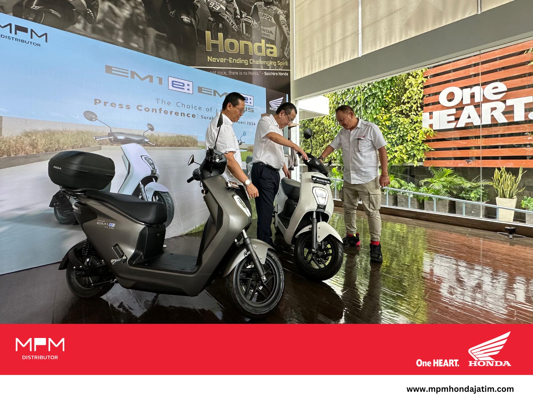 MPM Honda Jatim Siap Luncurkan Motor Ramah Lingkungan Honda EM1 e: dan EM1 e: Plus